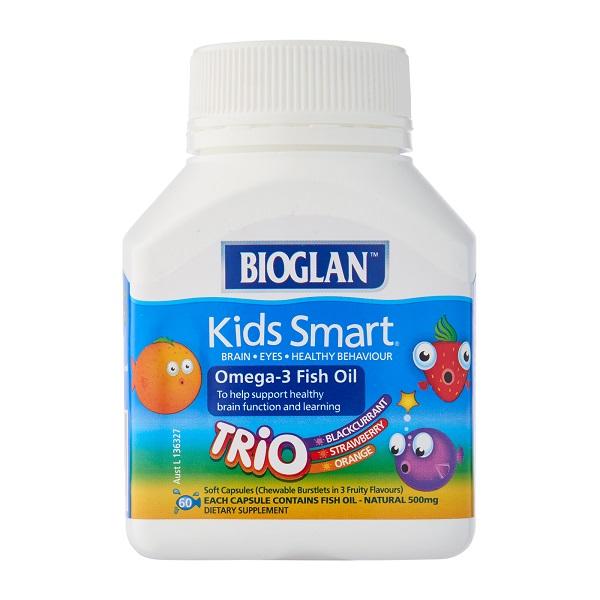 Bioglan Kids Smart Fish oil 儿童鱼油软糖 （三色鱼油小瓶）