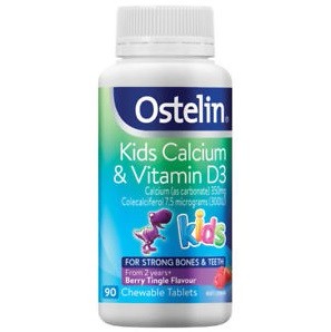 Ostelin Kids 90粒 小恐龙儿童钙+VD3咀嚼片