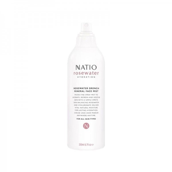Natio 玫瑰爽肤水喷雾 200ml（带喷头 玫瑰味）