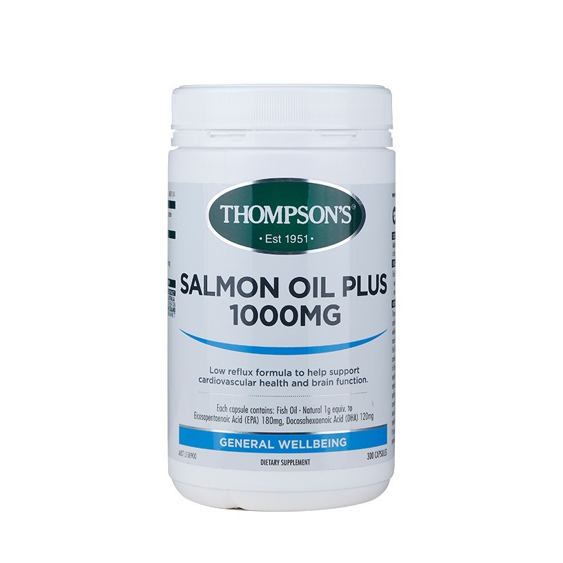 Thompson's Salmon Oil 1000mg 300s 汤普森 三文鱼油胶囊