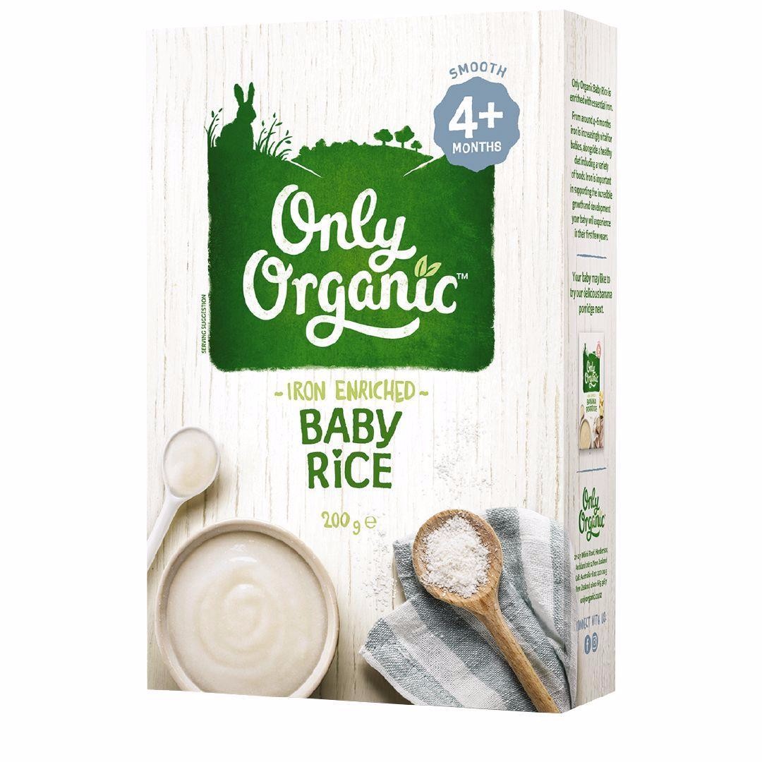 Only Organic Baby Rice 婴儿米糊 原味 4+ 200g