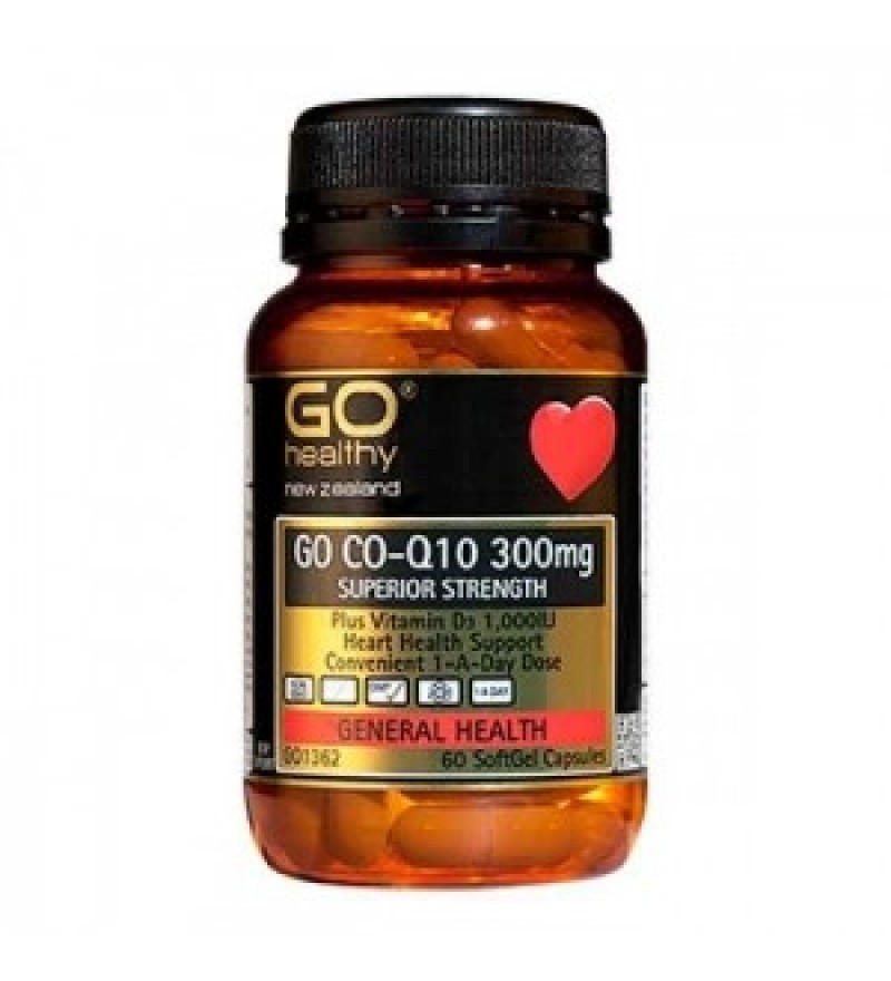 Go Healthy 高之源Co-Q10 心脏辅酶胶囊 300毫克60粒
