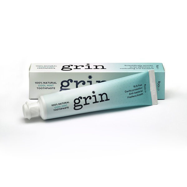 Grin 纯天然 牙膏 薄荷味 100g
