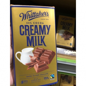 惠特克WhittakersCreamy milk香浓牛奶巧克力